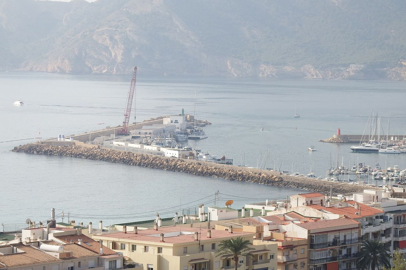 El puerto de Altea desde la parte alta del pueblo